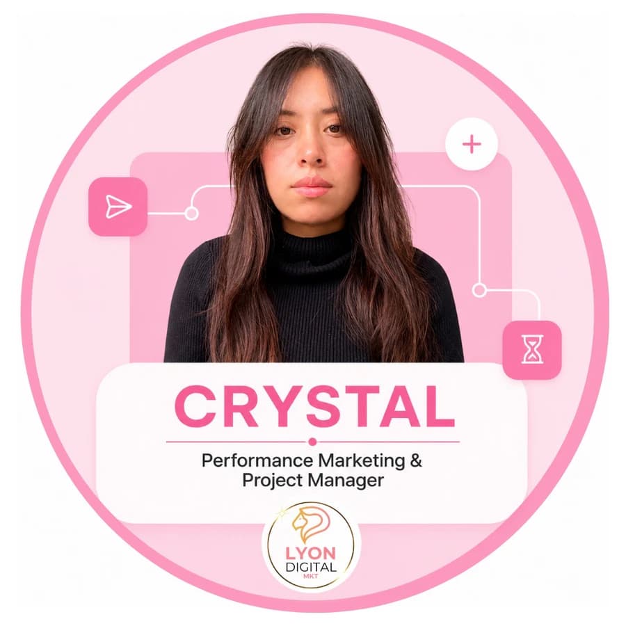 Retrato de Crystal, Performance marketing y gestión de proyectos